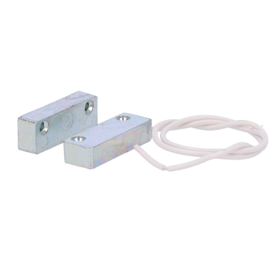 Sensor de contacto magnético metálico com cabo branco