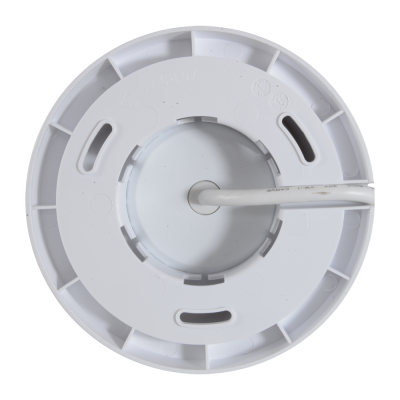 Bobina de plástico branca com fio branco