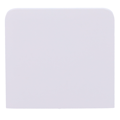 Base quadrada branca com bordas arredondadas