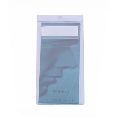 Pacote plástico transparente com filtro de teste STF4 da SETRONIC Verona
