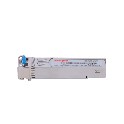Módulo óptico Ruijie RJ-SFP-LX20 para rede com estrutura metálica.