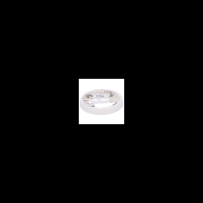 Base redonda branca para detector de fumaça