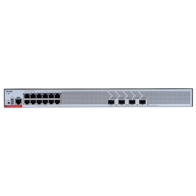 Switch de rede cinza com várias portas de conexão