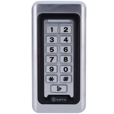 Teclado numérico eletrónico Safire com botões cinzentos
