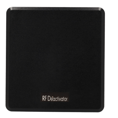 Dispositivo preto quadrado RF Deactivator com textura rugosa