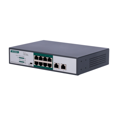 Switch de rede PoE Switch 8 portas com LEDs