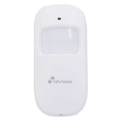 Sensor movimento branco NIVIAN com lente curva