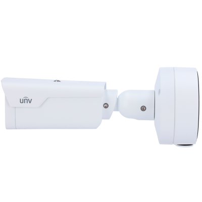 Câmera de vigilância branca da marca unv com suporte ajustável