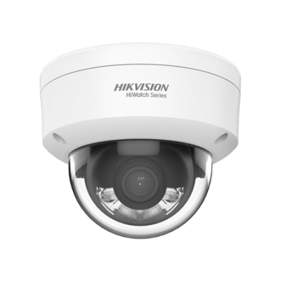 Câmara de vigilância branca HIKVISION HiWatch Series tipo domo