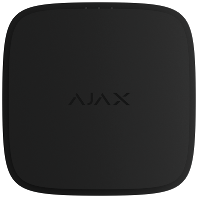 Dispositivo quadrado preto com texto AJAX no centro