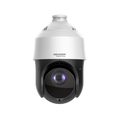 Câmara de segurança PTZ Hikvision HiWatch Series branca e preta
