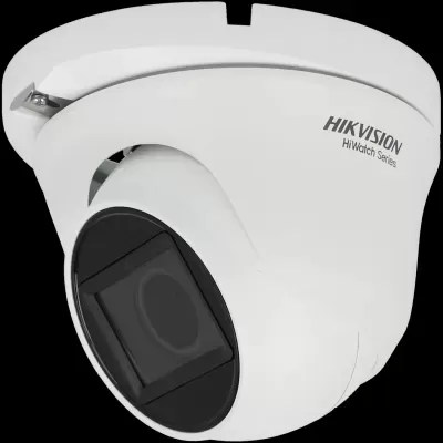 Câmara de vigilância branca tipo dome HIKVISION HiWatch Series