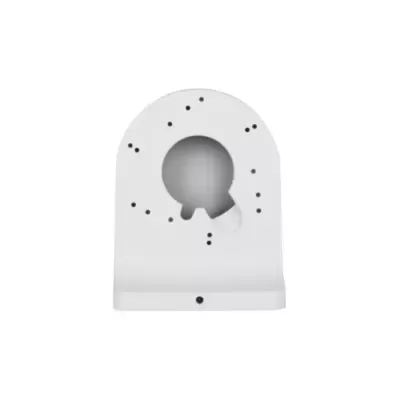 Suporte de montagem branco para detector de fumo com orifícios de fixação