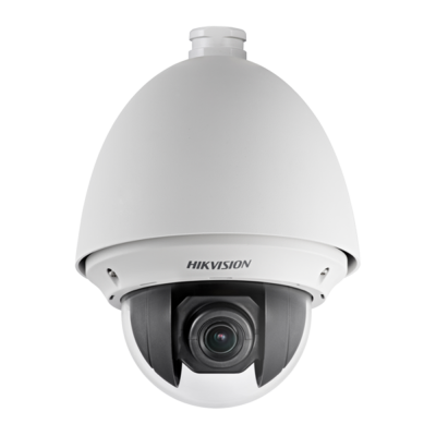Câmara de vigilância domo branca HIKVISION com lente preta
