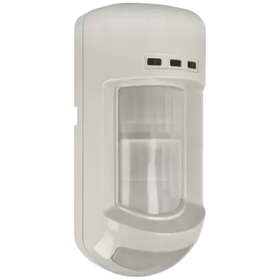 Detector de movimento branco RISCO com botões pretos