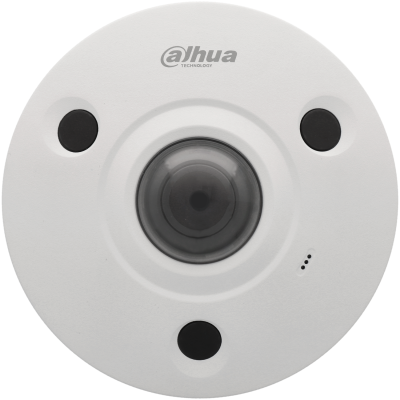 Câmara de segurança branca redonda Dahua Technology para montagem no teto