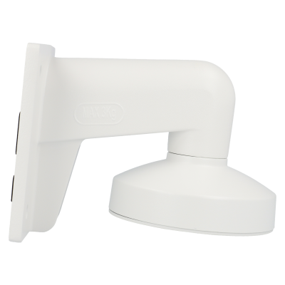 Suporte de parede branco para câmara de vigilância de plástico