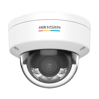 Câmara de segurança HIKVISION dome branca com lente preta
