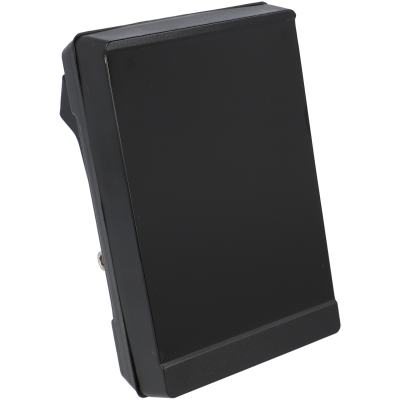 Leitor ou scanner sem fios preto com superfície fosca