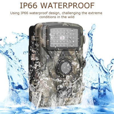 Câmara de vigilância camuflada à prova de água com texto IP66 WATERPROOF