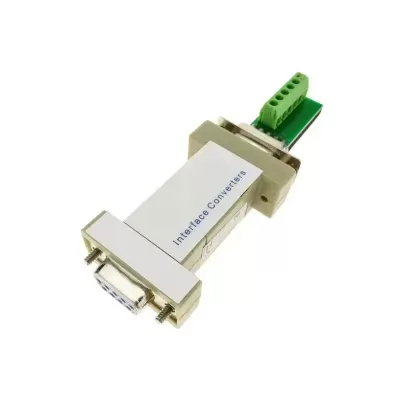 Conversor de interface com conector DB9 e pinos verdes