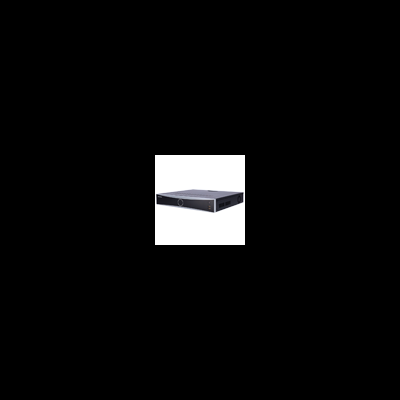 aparelho eletrónico preto retangular com botão e portas USB