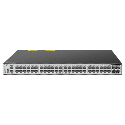 Switch de rede PiPo 48 portas Ethernet Gigabit preto