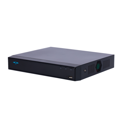 Leitor digital preto com porta USB e indicadores LED