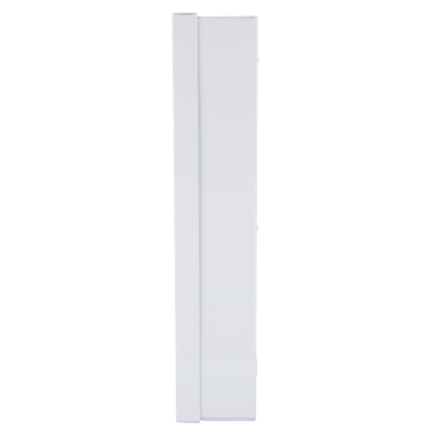 Coluna de som branca estreita e alta