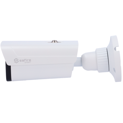 Câmara de segurança exterior branca Safire Smart