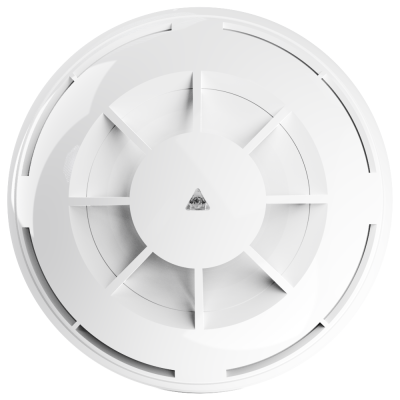 Detetor de fumo branco circular