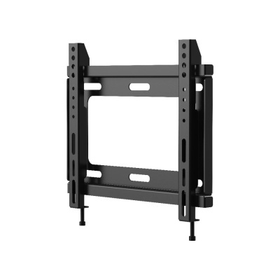 Suporte de parede preto para TV ou monitor em metal