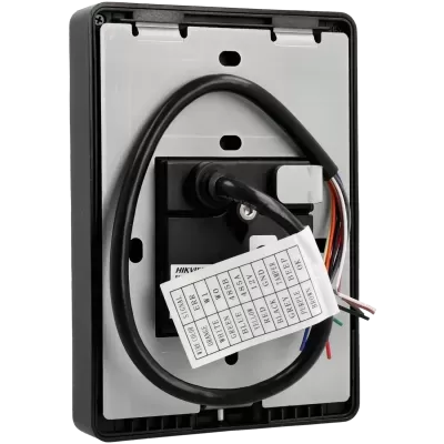 Dispositivo electrónico com cabo e tabela de cores