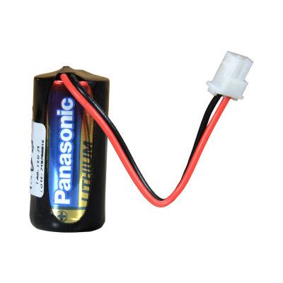 Bateria Panasonic de lítio com fios e conector