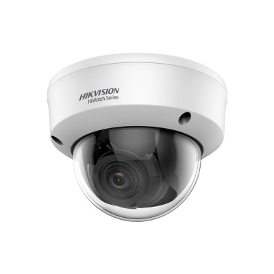 Câmara de vigilância de teto domo branca com lente sob cúpula transparente HIKVISION HiWatch Series