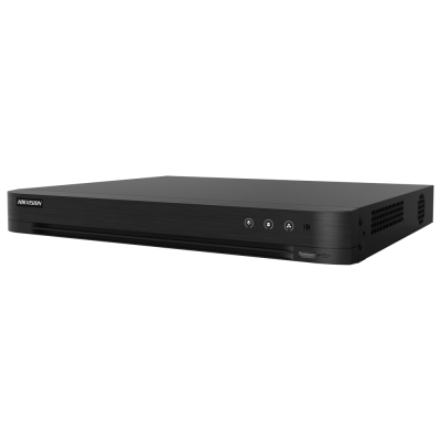 Gravador digital de vídeo preto Hikvision com botões frontais