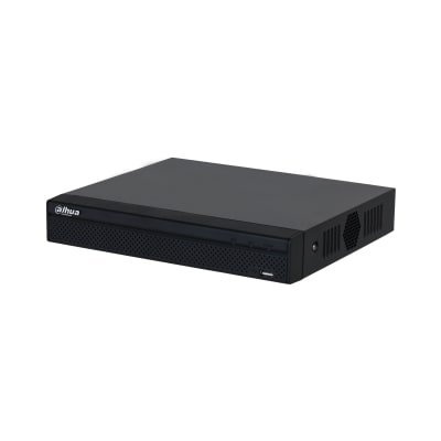 Gravador de vídeo digital preto Dahua com grelha ventoinha lateral