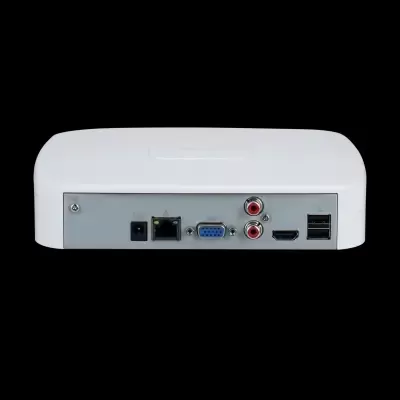 Dispositivo electrónico branco com várias portas na parte traseira