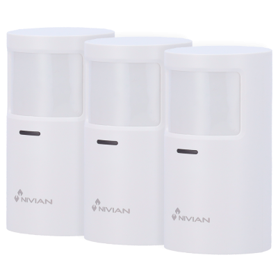 Sensores de movimento brancos da marca NIVIAN