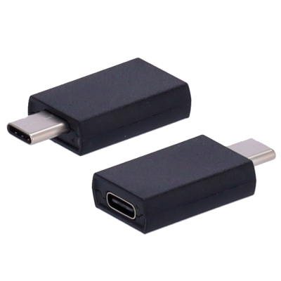 Adaptadores USB tipo C preto compactos
