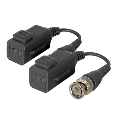 Par de adaptadores de cabo de vídeo com conetores BNC metálicos