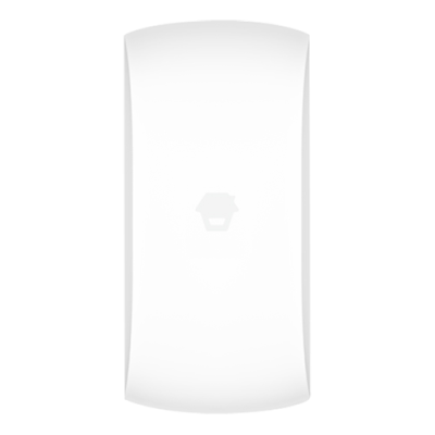 Embalagem plástica branca e retangular limpa