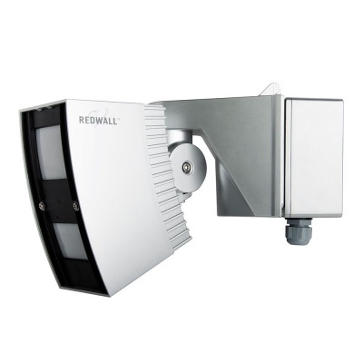 Sensor de movimento REDWALL branco e cinzento com design angular