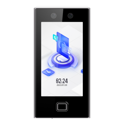 Dispositivo eletrónico preto com ecrã digital e duas câmaras