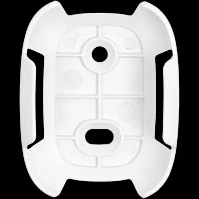 Base branca de plástico com recortes e inscrições laterais AUVYX