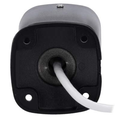 Componente preto e cinza com cabo branco saindo do centro