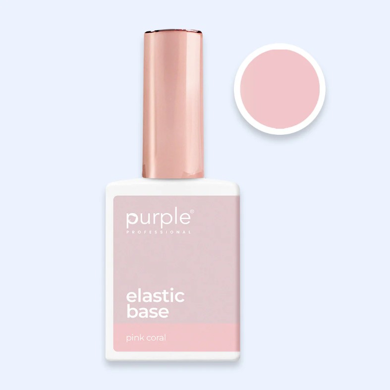 Frasco de verniz para unhas rosa com tampa metálica cor de rosa
