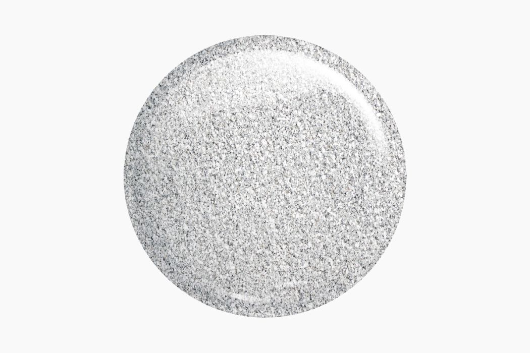 Prato redondo cinzento marmoreado sobre fundo branco