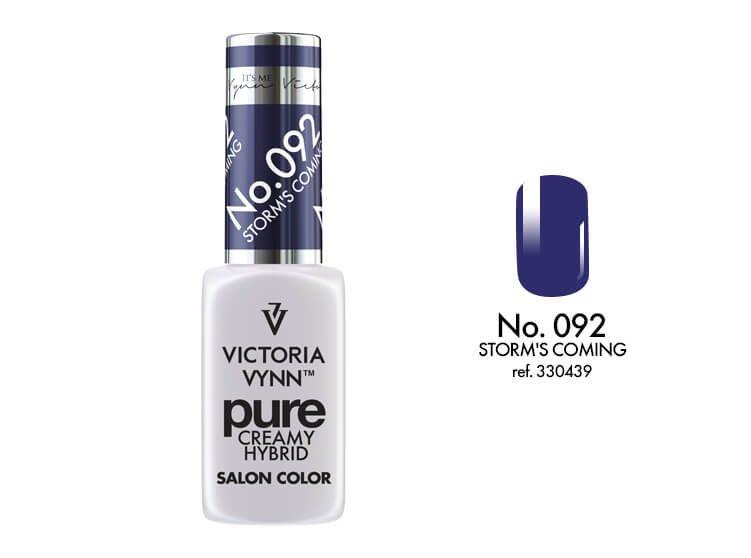 Verniz de unhas azul escuro Victoria Vynn No. 092 Storm's Coming