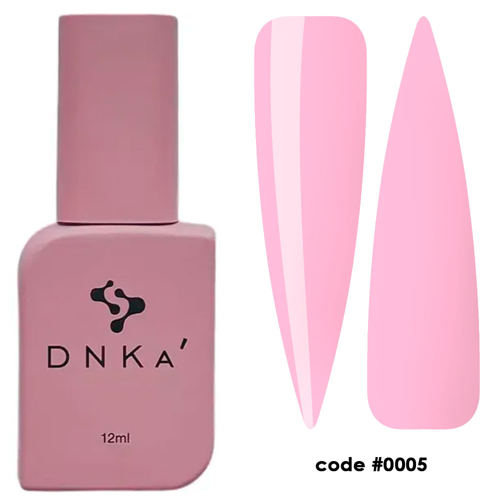 Verniz de unhas DNKA rosa 12ml com amostras
